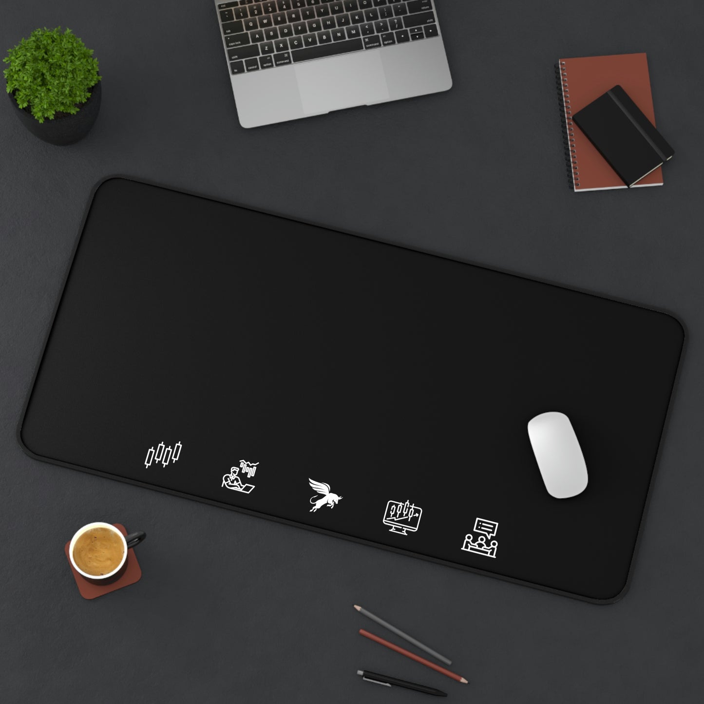 Trading Desk Mat - Black